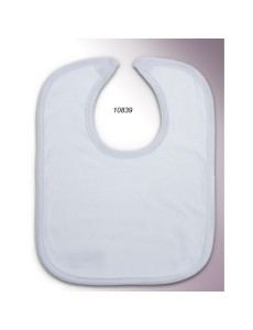 Babero básico blanco marca...