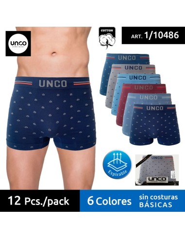 Bóxer de algodón sin costuras en pack...