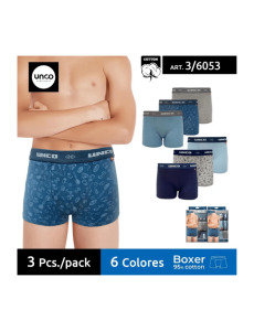 Bóxer infantil de algodón...