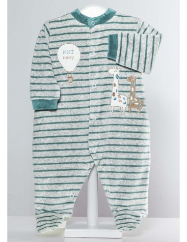 Pelele para bebé de terciopelo marca...