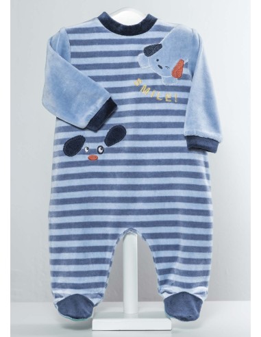 Pelele para bebé de terciopelo marca...