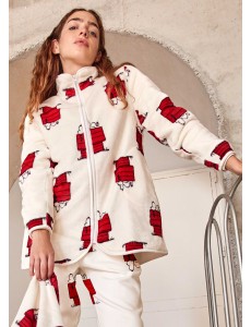 Bata corta de mujer con...