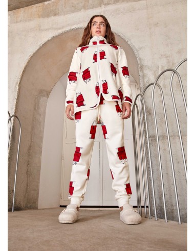 Bata corta de mujer con cremallera...