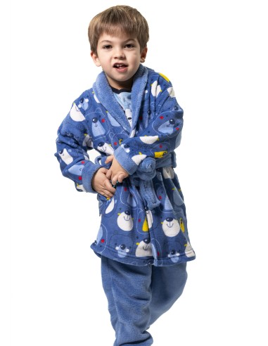 Bata infantil de nacarina para niño...