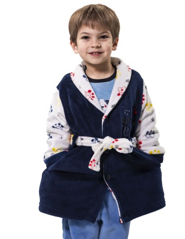 Bata infantil de nacarina para niño...