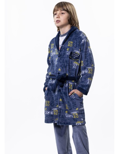 Bata infantil de nacarina para niño...