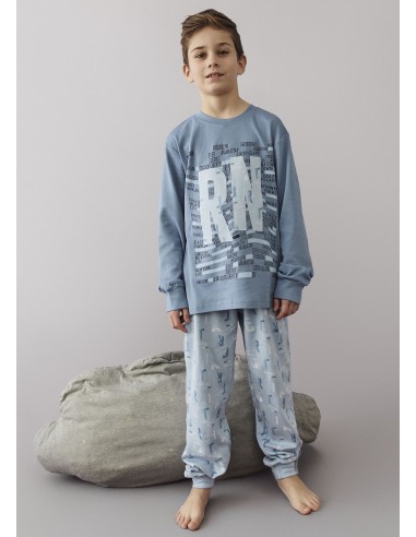 Pijama infantil de interlock para...