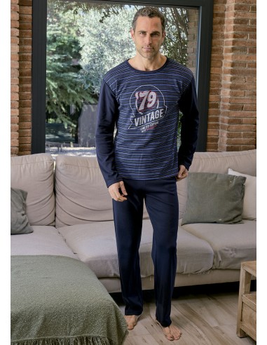 Pijama de interlock perchado para...