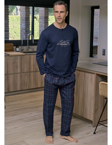 Pijama de algodón para hombre marca...