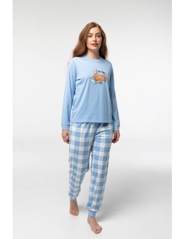 Pijama de mujer de algodón marca...