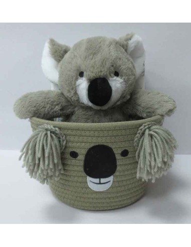 Set de cesta con peluche y manta para...