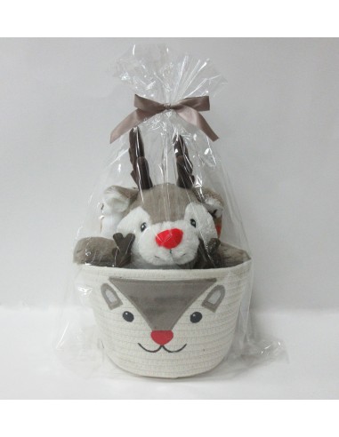 Set de cesta con peluche y manta para...