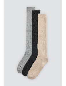 Calcetín largo de mujer con...