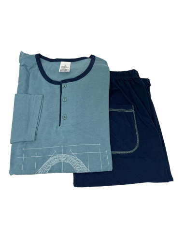 Pijama de algodón para hombre marca...