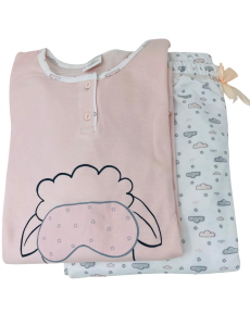 Pijama afelpado para mujer...
