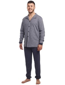 Pijama abierto de algodón...