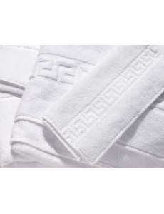 Toalla de ducha blanca con...