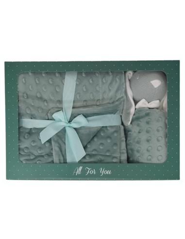 Manta de topitos con dou dou de...