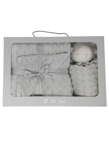 Manta de topitos con dou dou de...