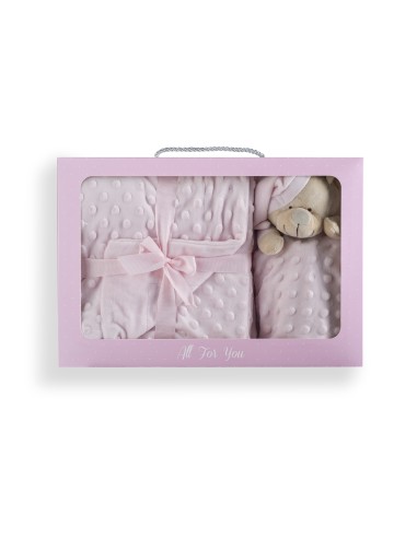 Manta de topitos con dou dou marca...