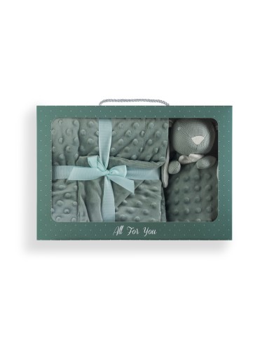 Manta de topitos con dou dou de...