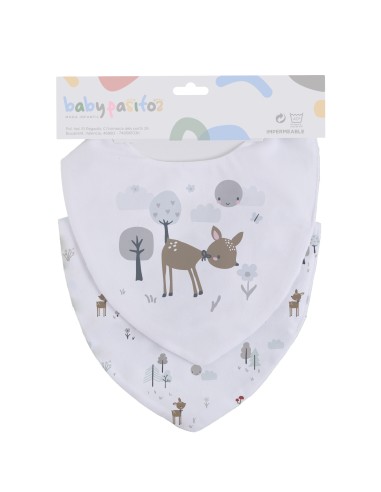 Babero bandana en pack de 2 marca...