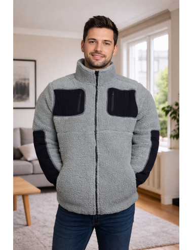 Bata - polar de hombre con cremallera...