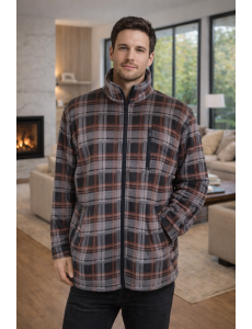 Bata corta de hombre con...