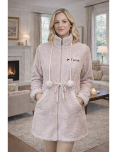 Bata corta de mujer con...