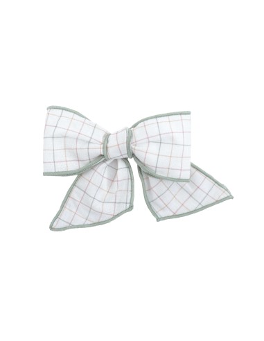 Lazo con pinza para el pelo de bebé...