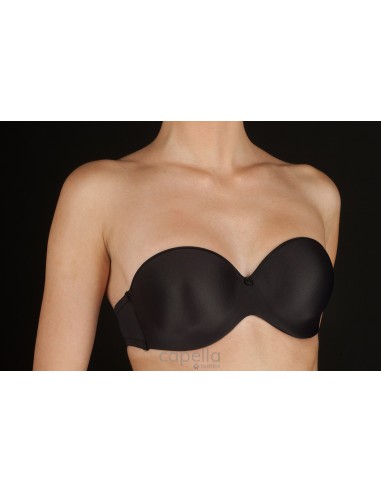 Sujetador sin tirantes con aros y...