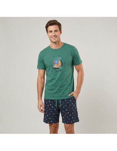 Pijama corto de algodón orgánico para...