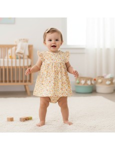 Vestido - body para bebé...