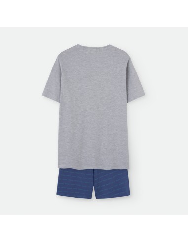 Pijama corto de algodón para hombre...