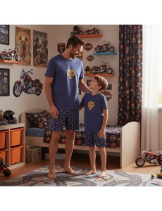 Pijama corto de algodón...