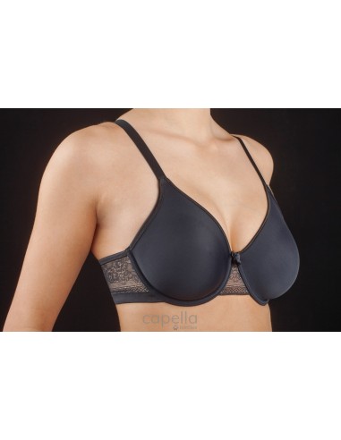 Sujetador con aros y encaje marca...